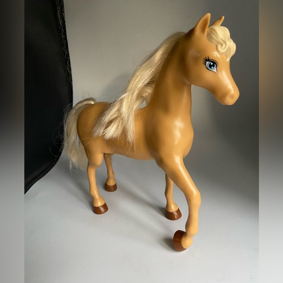 barbie-toys-barbie-palomino-toy-horse-poshmark